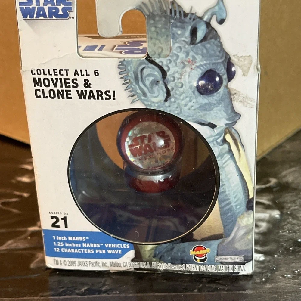 Star Wars Marbs Episode IV: A New Hope Greedo (2009) Jakks Pacific Marble & Base